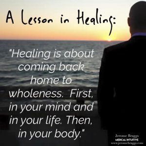 healing is about wholeness