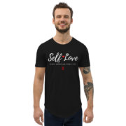 Self-Love is My Spiritual Practice Men's Curved Hem T-Shirt